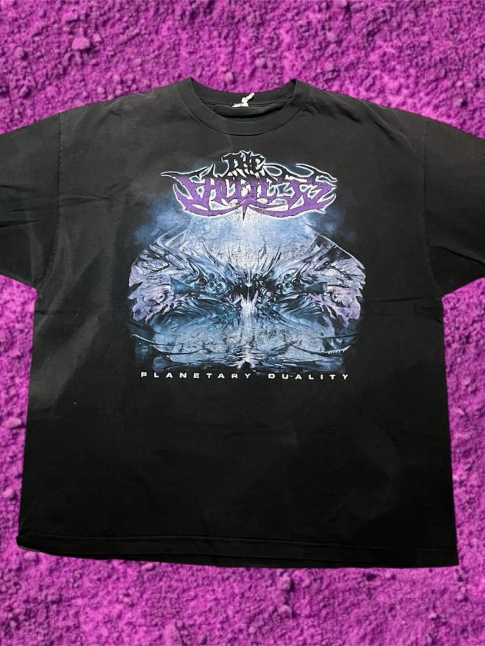 2008 The Faceless Band Album T-Shirt 2XL Planetary Duality Deathcore Metal Y2K